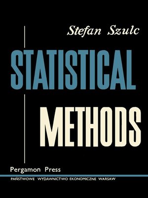 cover image of Statistical Methods